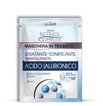 Maschera Viso in Tessuto con Acido Ialuronico - 25 ml