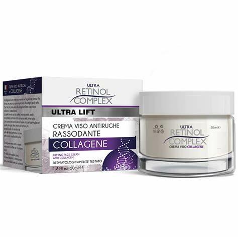 Ultra Lift - Crema Viso Antirughe Rassodante Con Collagene – 50 ml – Ultra Retinol Complex