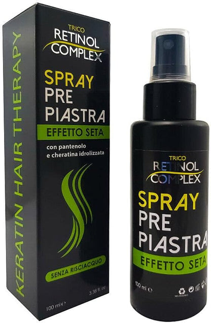 Trico Retinol Complex - Spray Pre Piastra Effetto Seta Con Pantenolo e Cheratina Idrolizzata – 100 ml