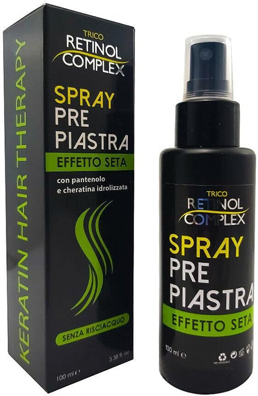 Trico Retinol Complex - Spray Pre Piastra Effetto Seta Con Pantenolo e Cheratina Idrolizzata – 100 ml