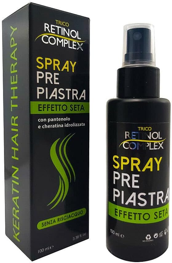 Trico Retinol Complex - Spray Pre Piastra Effetto Seta Con Pantenolo e Cheratina Idrolizzata – 100 ml