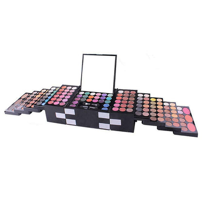 Miss Rose Ombretto Kit Make-up Trousse 142 Colori Box Professional